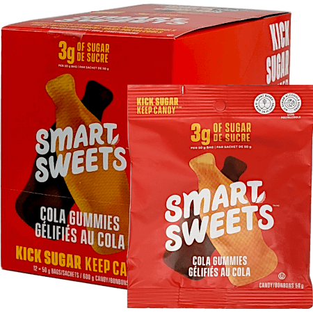 Plant-based, Gluten-free Cola Gummies with No Sugar Alcohols